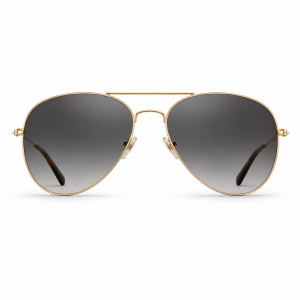 Premium Gold Frame Aviator Gradient Lens Sunglasses