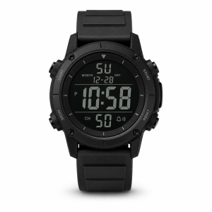 Rugged Digital Sports Watch with Durable Black Strap
